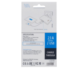 Slika 2 izdelka: RIVA POWER zunanja baterija powerbank in polnilec VA4736 5000 m/Ah + kabel USB z MicroUSB