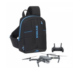 Slika izdelka: RivaCase nahrbtnik 7870 za DRON in računalnik do 13,3 inch - črno moder