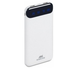Slika 2 izdelka: RIVACASE zunanja baterija powerbank 10.000 mAh VA2240 Quick Charge z LCD-jem bel