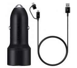 Slika 2 izdelka: SAMSUNG AVTOPOLNILEC EP-L1100WBE 15W + kabel Combo Type C / Micro USB - Fast Charge - EU blister