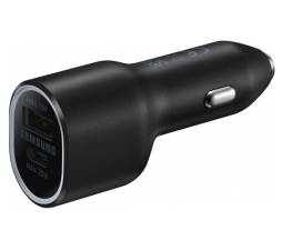 Slika izdelka: Samsung avtopolnilec EP-L4020NBE Type C 25W + USB A 15W - EU blister