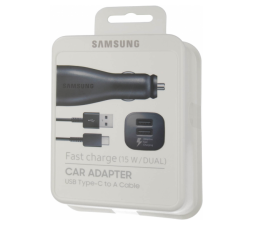 Slika izdelka: SAMSUNG AVTOPOLNILEC EP-LN920CB + TypeC kabel Fast Charge EU blister