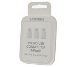 Slika 2 izdelka: SAMSUNG EE-GN930WE PACK 3 KOS adapter Type C - MicroUSB bel - Blister - original