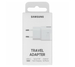 Slika izdelka: SAMSUNG HIŠNI POLNILEC 220V adapter EP-TA20 15W - (EU BLISTER) bel - original