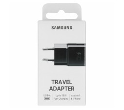 Slika izdelka: SAMSUNG HIŠNI POLNILEC 220V adapter EP-TA20 15W - (EU BLISTER) črn - original