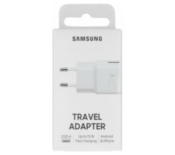Slika 2 izdelka: SAMSUNG HIŠNI POLNILEC 220V adapter EP-TA20 15W - (EU BLISTER) bel - original
