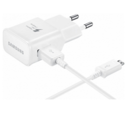 Slika 2 izdelka: SAMSUNG HIŠNI POLNILEC EP-TA20 15W z USB data kablom EU Blister - bel