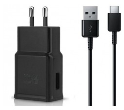 Slika izdelka: SAMSUNG HIŠNI POLNILEC EP-TA200BBE 15W z USB Type C EP-DG970BBE - črn