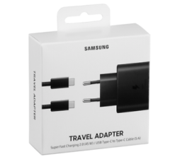 Slika izdelka: Samsung hišni polnilec Super Fast Charge EP-TA845XBE 45W + kabel EP-DN975BBE TYPE C črn - original