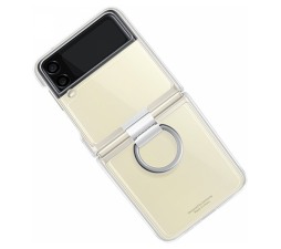 Slika izdelka: SAMSUNG original Clear Cover Ring ovitek EF-QF711CTE za SAMSUNG Galaxy Z Flip 3 F711 - prozoren