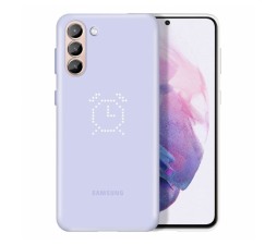 Slika izdelka: SAMSUNG original LED ovitek EF-KG991CVE za SAMSUNG Galaxy S21 Plus G996 - vijola zaščita zadnjega dela