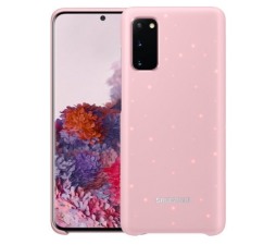 Slika izdelka: SAMSUNG original LED ovitek EF-KG980CPE za SAMSUNG Galaxy S20 G980 - roza zaščita zadnjega dela
