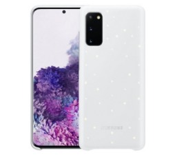 Slika 2 izdelka: SAMSUNG original LED ovitek EF-KG980CWE za SAMSUNG Galaxy S20 G980 - bela zaščita zadnjega dela