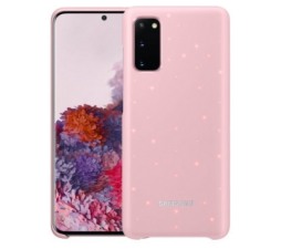 Slika 2 izdelka: SAMSUNG original LED ovitek EF-KG980CPE za SAMSUNG Galaxy S20 G980 - roza zaščita zadnjega dela