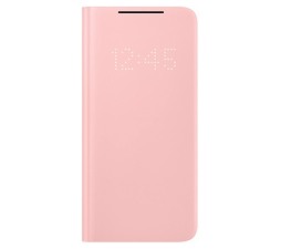 Slika izdelka: SAMSUNG original LED TORBICA EF-NG996PPE za SAMSUNG Galaxy S21 Plus G996 roza