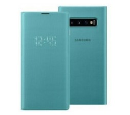 Slika 2 izdelka: SAMSUNG original LED TORBICA EF-NG973PGE za SAMSUNG Galaxy S10 G973 zelena