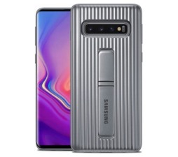 Slika 2 izdelka: SAMSUNG original ovitek EF-RG975CSE za SAMSUNG Galaxy S10 Plus G975 Rugged - učinkovita zaščita - srebrn