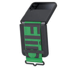Slika 2 izdelka: SAMSUNG original ovitek Silicon Cover with Strap EF-GF721TBE za SAMSUNG Galaxy Z Flip 4 - črn