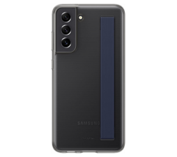 Slika 2 izdelka: SAMSUNG original ovitek Slim Strap EF-XG990CBE za SAMSUNG Galaxy S21 FE G990 - prozorno črn