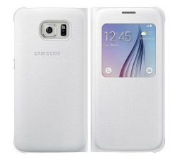 Slika izdelka: SAMSUNG original S-View EF-CG920PWE preklopna torbica SAMSUNG Galaxy S6 G920 bela