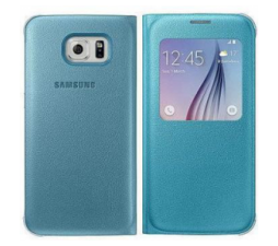 Slika 2 izdelka: SAMSUNG original S-View EF-CG920PLE preklopna torbica SAMSUNG Galaxy S6 G920 modra