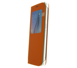 Slika 2 izdelka: SAMSUNG original S-View EF-CG920PLE preklopna torbica SAMSUNG Galaxy S6 G920 oranžna