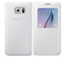 Slika 2 izdelka: SAMSUNG original S-View EF-CG920PWE preklopna torbica SAMSUNG Galaxy S6 G920 bela