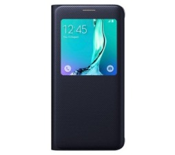 Slika 2 izdelka: SAMSUNG original S-View EF-CG928PBE preklopna torbica SAMSUNG Galaxy S6 Edge + (plus) G928 črna