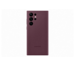 Slika 2 izdelka: Samsung original silikonski ovitek EF-PS908TEE za Samsung Galaxy S22 Ultra 5G - bordo rdeč