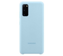 Slika 2 izdelka: SAMSUNG original silikonski ovitek EF-PG980TLE za SAMSUNG Galaxy S20 G980 - svetlo moder