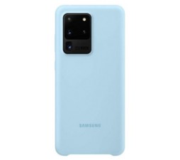 Slika 2 izdelka: SAMSUNG original silikonski ovitek EF-PG988TLE za SAMSUNG Galaxy S20 Ultra G988 - svetlo moder