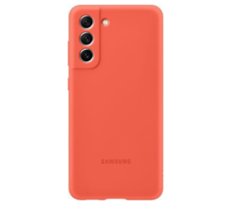 Slika 2 izdelka: SAMSUNG original silikonski ovitek EF-PG990TPE za SAMSUNG Galaxy S21 FE G990 - koralen