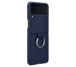 Slika izdelka: SAMSUNG original silikonski Ring ovitek EF-PF711TNE za SAMSUNG Galaxy Z Flip 3 F711 - temno moder