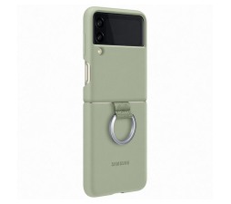 Slika izdelka: SAMSUNG original silikonski Ring ovitek EF-PF711TME za SAMSUNG Galaxy Z Flip 3 F711 - olivno zelen