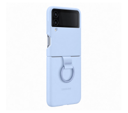 Slika izdelka: SAMSUNG original silikonski Ring Case ovitek EF-PF721TLE za SAMSUNG Galaxy Z Flip 4 - svetlo moder