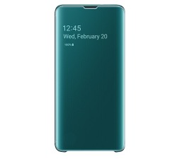 Slika izdelka: SAMSUNG original torbica Clear View EF-ZG973CGE za SAMSUNG Galaxy S10 G973 - zelena