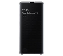Slika izdelka: SAMSUNG original torbica Clear View EF-ZG975CBE za SAMSUNG Galaxy S10 Plus G975 - črna