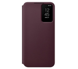 Slika izdelka: Samsung original torbica Clear View EF-ZS906CEE za Samsung Galaxy S22 Plus 5G - bordo rdeča
