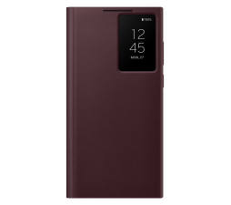 Slika izdelka: Samsung original torbica Clear View EF-ZS908CEE za Samsung Galaxy S22 Ultra 5G - bordo rdeča