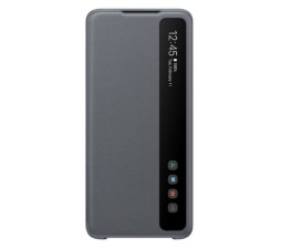Slika izdelka: SAMSUNG original torbica Clear View EF-ZG985CJE za SAMSUNG Galaxy S20 Plus G985 - siva