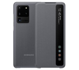 Slika izdelka: SAMSUNG original torbica Clear View EF-ZG988CJE za SAMSUNG Galaxy S20 Ultra G988 - siva