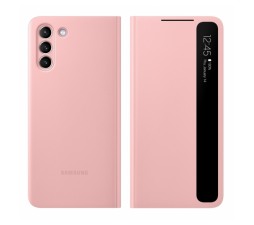 Slika izdelka: SAMSUNG original torbica Clear View EF-ZG996CPE za SAMSUNG Galaxy S21 Plus G996 - roza