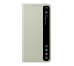 Slika izdelka: SAMSUNG original torbica Clear View EF-ZG990CME za SAMSUNG Galaxy S21 FE G990 - olivna