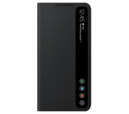 Slika 2 izdelka: SAMSUNG original torbica Clear View EF-ZG990CBE za SAMSUNG Galaxy S21 FE G990 - črn