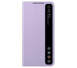 Slika 2 izdelka: SAMSUNG original torbica Clear View EF-ZG990CVE za SAMSUNG Galaxy S21 FE G990 - vijola