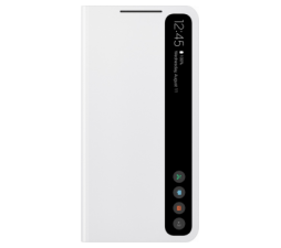 Slika 2 izdelka: SAMSUNG original torbica Clear View EF-ZG990CWE za SAMSUNG Galaxy S21 FE G990 - bela