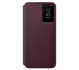 Slika 2 izdelka: Samsung original torbica Clear View EF-ZS906CEE za Samsung Galaxy S22 Plus 5G - bordo rdeča