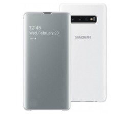 Slika 2 izdelka: SAMSUNG original torbica Clear View EF-ZG975CWE za SAMSUNG Galaxy S10 Plus G975 - bela
