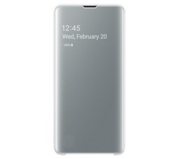 Slika 2 izdelka: SAMSUNG original torbica Clear View EF-ZG973CWE za SAMSUNG Galaxy S10 G973 - bela