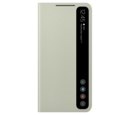 Slika 2 izdelka: SAMSUNG original torbica Clear View EF-ZG990CME za SAMSUNG Galaxy S21 FE G990 - olivna